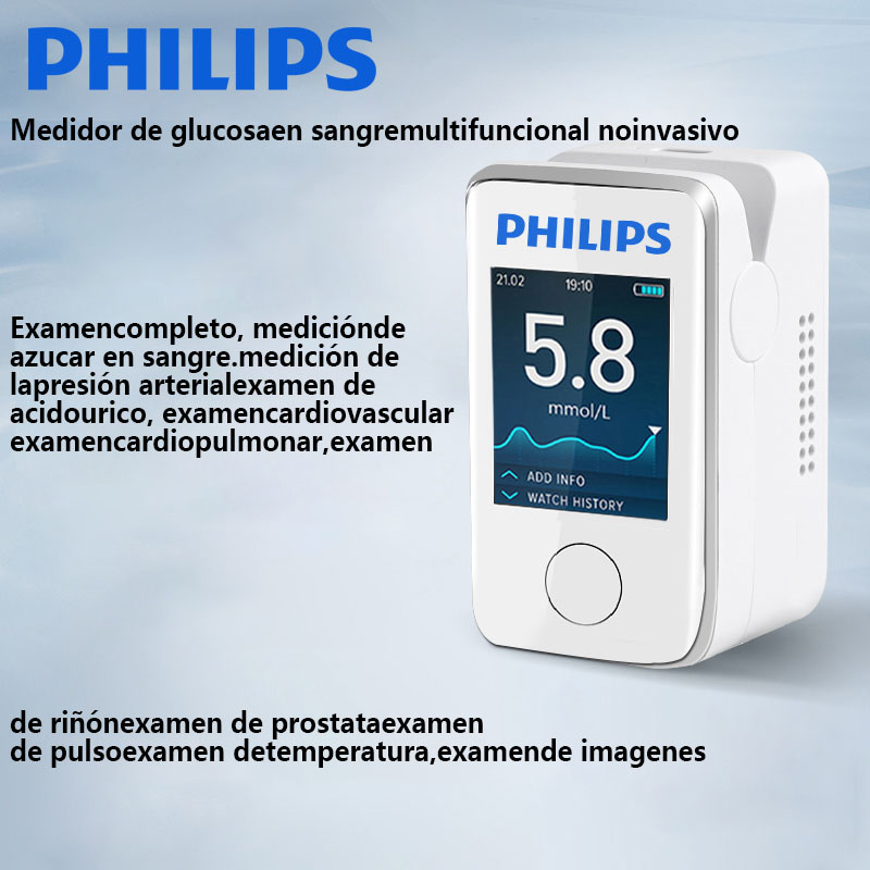 [Medidor de glucosaen sangremultifuncional noinvasivo] Examencompleto, mediciónde azucar en sangre.medición de lapresión arterialexamen de acidourico, examencardiovascular examencardiopulmonar,examen de riñónexamen de prostataexamen de pulsoexamen detemperatura,examende imagenes